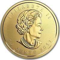  50 центов 2014-2022 годов, Кленовый лист, фото 1 