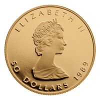  50 долларов 1982 - 1989 годов, Кленовый лист, фото 1 