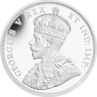  1 цент 2012 года. Серебро. Кленовые листья на реверсе у канта., фото 1 
