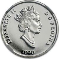  30 долларов 1990 года, Полярный медведь, фото 1 