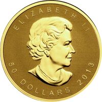  50 долларов 2013 года, Два кленовых листа, фото 1 