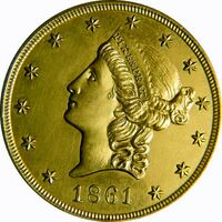  20 долларов 1861 года, Пикеспрак и компания, фото 1 