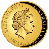  100 долларов 2017 года, Австралийский кенгуру - Proof, фото 1 