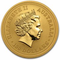  100 долларов 2005 года, Год петуха - цветная, фото 1 