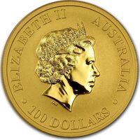  100 долларов 2010 года, Австралийский кенгуру, фото 1 