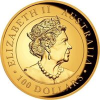  100 долларов 2019 года, Австралийская коала, фото 1 
