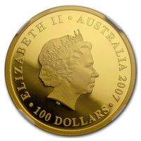  100 долларов 2007 года, Бриллиантовая свадьба королевы Елизаветы II, фото 1 
