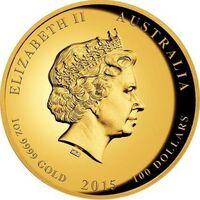  100 долларов 2015 года, Большая белая акула, фото 1 