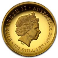  100 долларов 2009 года, Австралийская коала, фото 1 