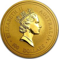  100 долларов 1994-1995 годов, Красный кенгуру, фото 1 