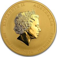  100 долларов 2018 года, Год собаки, фото 1 