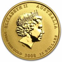  15 долларов 2008 года, Год мыши, фото 1 