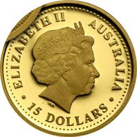  15 долларов 2007 года, Год свиньи - другой реверс, фото 1 