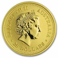  25 долларов 2007 года, Год свиньи - цветная, фото 1 