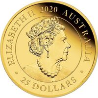  25 долларов 2021 года, 95 лет королеве Елизавете II, фото 1 