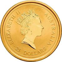  25 долларов 1993-1994 годов, Белохвостый валлаби, фото 1 