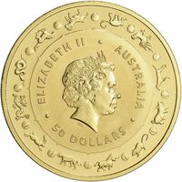  50 долларов 2018 года, Год собаки - Китайский зодиак, фото 1 
