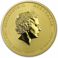  50 долларов 2009 года, Год быка, фото 1 