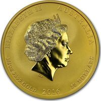  50 долларов 2016 года, Король обезьян - цветная, фото 1 
