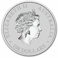 100 долларов 2018 года, Австралийский кенгуру. Платина, фото 1 
