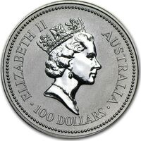  100 долларов 1992-1993 годов, Австралийская коала, фото 1 