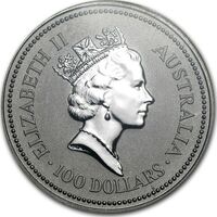  100 долларов 1990-1991 годов, Австралийская коала, фото 1 