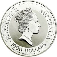  1000 долларов 1999-2000 годов, Австралийская коала, фото 1 