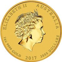  3 000 долларов 2017 года, Год петуха, фото 1 