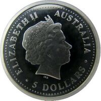  5 долларов 2005 года, Австралийская коала, фото 1 