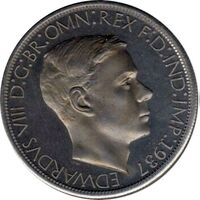  5 шиллингов 1937 года, Эдуард VIII - Король, фото 1 