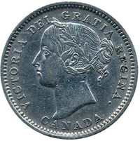  10 центов 1858 - 1901 годов, фото 1 