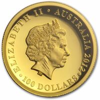  100 долларов 2012 года, Австралийская коала, фото 1 