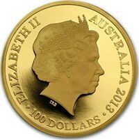  100 долларов 2013 года, 20 лет серии &amp;quot;Кенгуру&amp;quot;, фото 1 