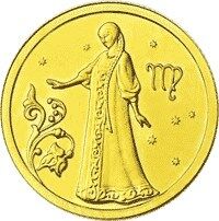  25 рублей 2005 год (золото, Дева), фото 1 