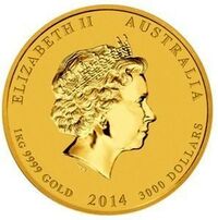  3 000 долларов 2014 года, Год лошади, фото 1 