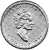  1 доллар 1993-1999 годов, Кленовый лист, фото 1 