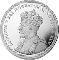  5 центов 2010 года, 75 лет первому канадскому серебряному доллару, фото 1 