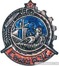 Союз рабочих земледельческих совхозов, знаки профессиональных союзов, фото 1 