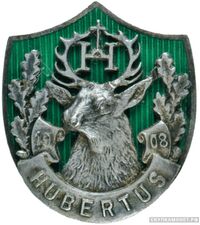  Знак Балтийского охотничьего общества «Hubertus», фото 1 