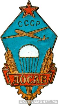  Членский знак ДОСАВ, знаки добровольных обществ и общественных организаций, фото 1 