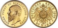  20 марок Альберт Георг. Княжество Шаумбург-Липпе. 1898-1904, фото 1 