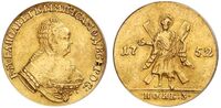  1 червонец 1752 года, Елизавета 1, фото 1 