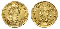  2 рубля 1718 года, Петр 1, фото 1 