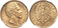  20 марок Людвиг II. Бавария. 1874-1878, фото 1 