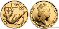  200 долларов 1993 года «100-летие Олимпийских игр»(золото, Австралия), фото 1 