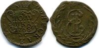  Полушка 1768 года, Екатерина 2, фото 1 