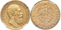  20 марок Георг II. Герцогство Сакс-Майнинген. 1882 год, фото 1 