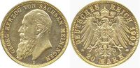  20 марок Георг II. Герцогство Сакс-Майнинген. 1900-1905, фото 1 