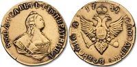  1 червонец 1742 года, Елизавета 1, фото 1 