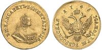  1 червонец 1746 года, Елизавета 1, фото 1 